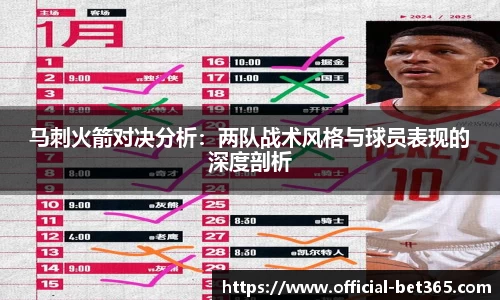 马刺火箭对决分析：两队战术风格与球员表现的深度剖析